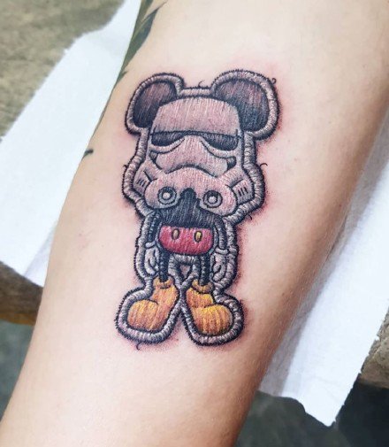 刺绣纹身 18款彩色的创意刺绣主题的纹身图片