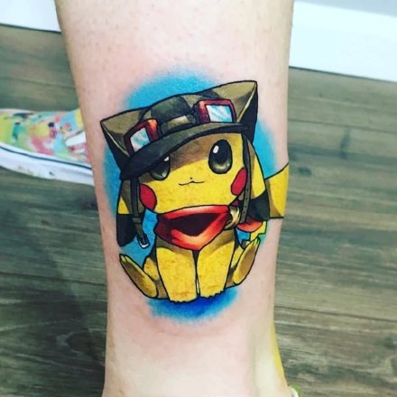 皮卡丘的纹身 9款可爱皮卡丘cosplay的纹身作品