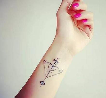 小清新弓箭主题的9款纹身图案作品