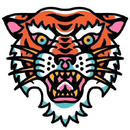 45款oldschool的彩色小清新纹身手稿图片(41/45)