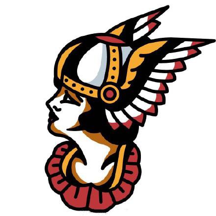 45款oldschool的彩色小清新纹身手稿图片(34/45)