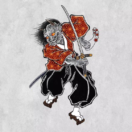 36款日式小图的纹身素材手稿图片(9/36)