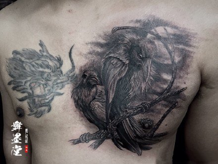 潮州纹身 广东潮州舞墨堂的几款纹身店作品