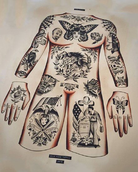 满身oldschool拼接的9款效果图作品赏析