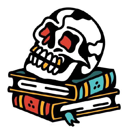 30款oldschool风格的骷髅纹身图案手稿(4/30)