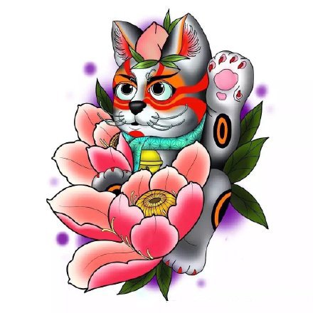 传统的36款小彩图纹身手稿图片(33/36)