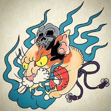 传统的36款小彩图纹身手稿图片(19/36)