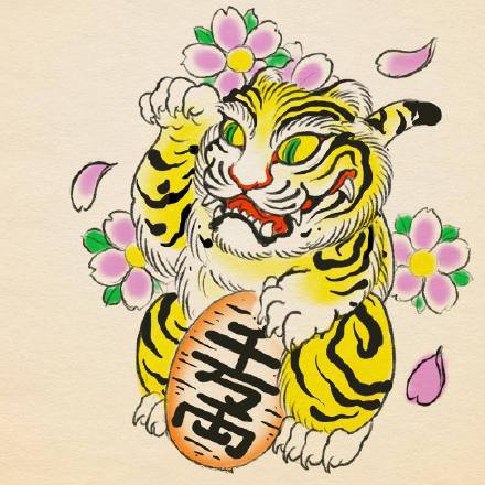 传统的36款小彩图纹身手稿图片(14/36)