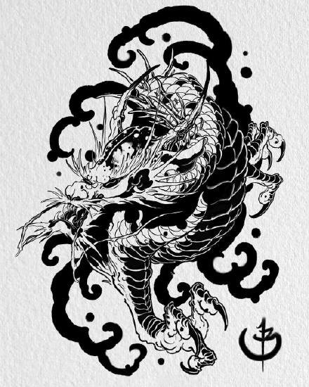 传统的36款小彩图纹身手稿图片(10/36)