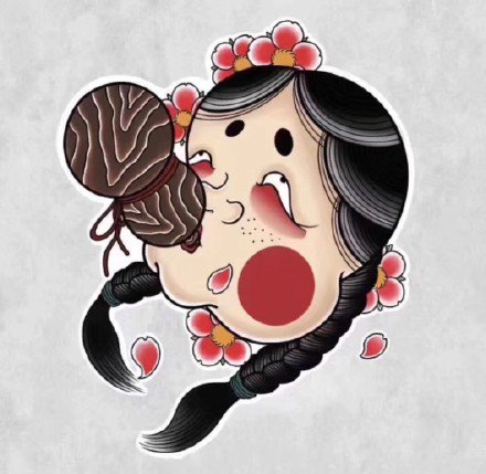 传统的36款小彩图纹身手稿图片(7/36)