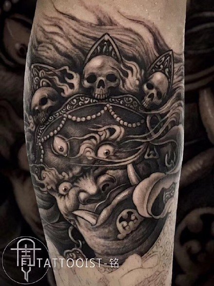 15款传统的大黑天纹身图案作品