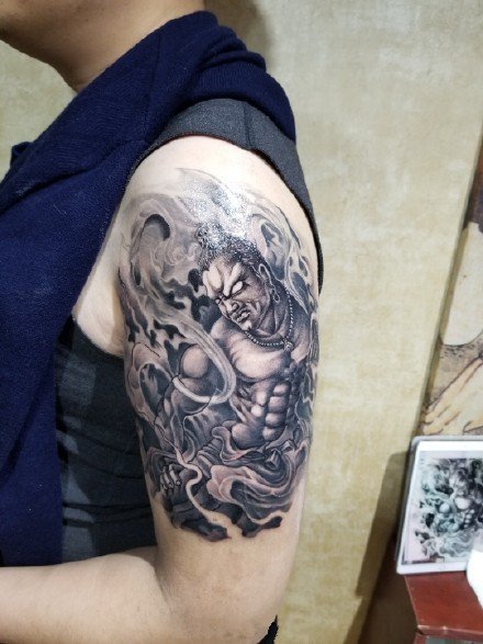 15款传统的大黑天纹身图案作品