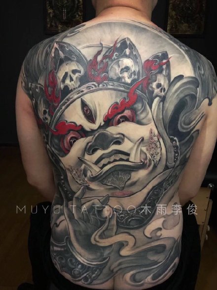 15款传统的大黑天纹身图案作品