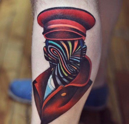 炫酷重彩色的9款纹身作品图片