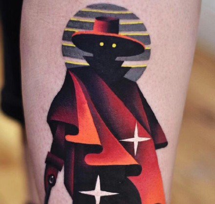 炫酷重彩色的9款纹身作品图片