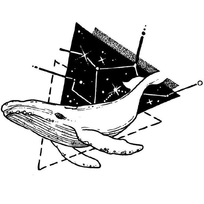 43款创意的国外黑白纹身手稿素材(12/43)