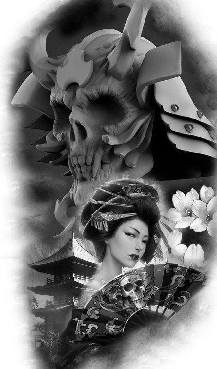 欧美写实的33款包臂纹身素材手稿赏析(14/33)