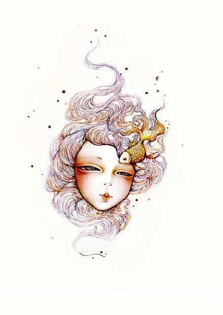 唯美小清新的创意女生小纹身手稿图片(9/9)