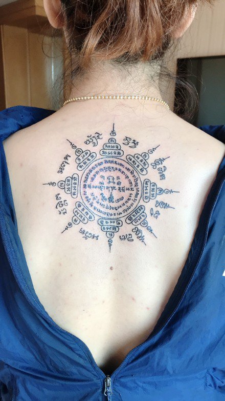 曼古王&曼古锋的9款泰国刺符纹身作品欣赏