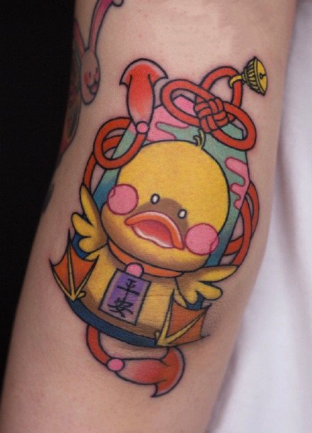 钱袋纹身 平安符钱袋主题的9款纹身图案作品