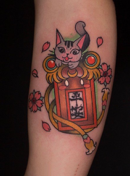 钱袋纹身 平安符钱袋主题的9款纹身图案作品