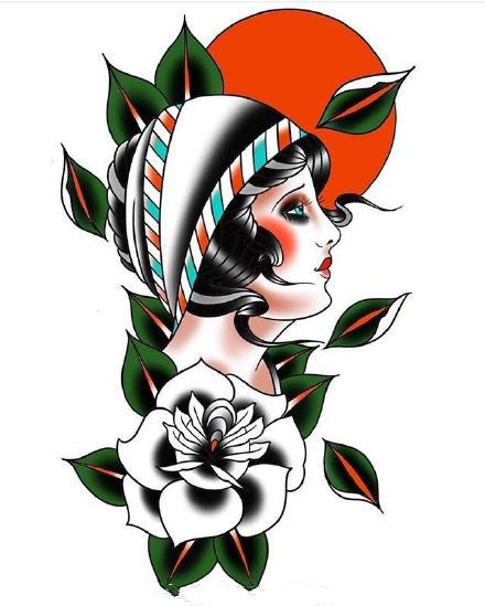 35组school的彩色小图纹身手稿素材图片(34/35)