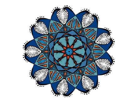 35款几何繁花主题的纹身手稿图片(26/35)