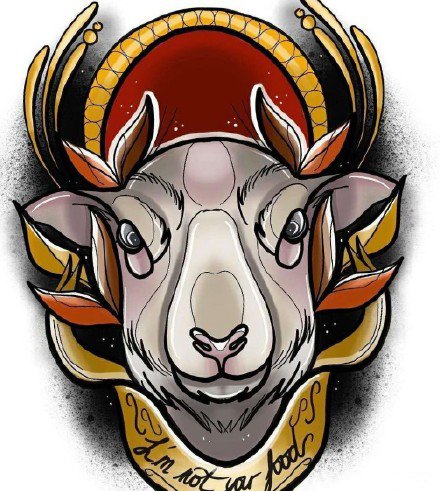 36款欧美school彩色的纹身手稿图片(25/36)