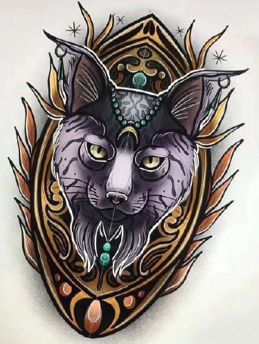 36款欧美school彩色的纹身手稿图片(22/36)