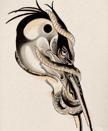 36款欧美school彩色的纹身手稿图片(12/36)