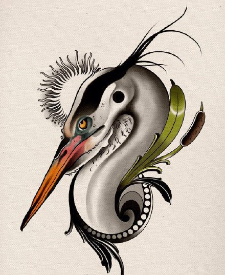 36款欧美school彩色的纹身手稿图片(11/36)