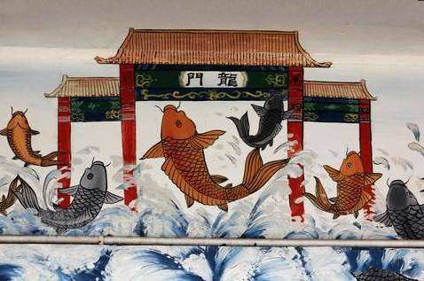 鲤鱼跃龙门主题的9款纹身手稿赏析(7/9)