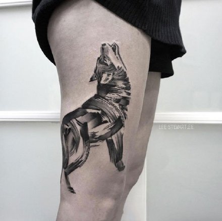 水墨中国风的一组纹身图片赏析