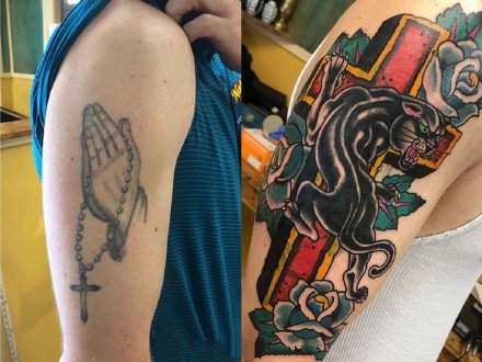 遮盖旧纹身的9款作品赏析
