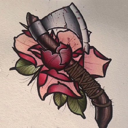 30款漂亮花卉主题的纹身手稿图片(11/30)