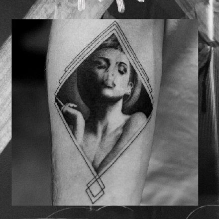 很有意思的一组黑灰创意国外纹身小图