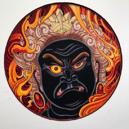 32款不动明王主题的纹身手稿 属鸡人的守护神(25/32)