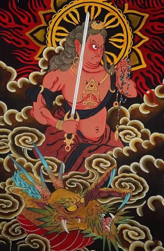 32款不动明王主题的纹身手稿 属鸡人的守护神(20/32)