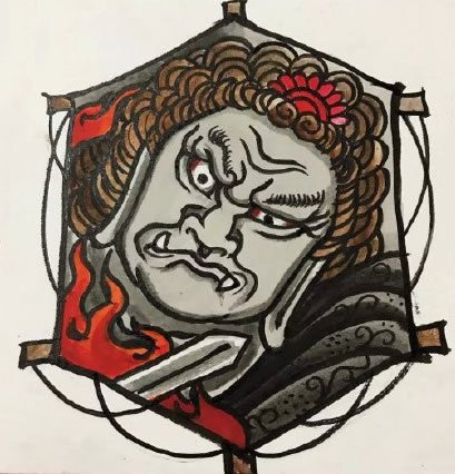 32款不动明王主题的纹身手稿 属鸡人的守护神(12/32)