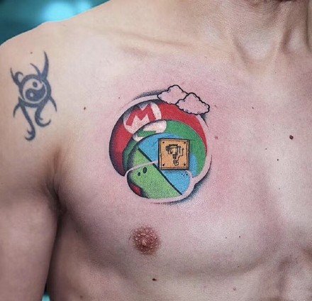 贴纸风效果的9款纹身作品图片