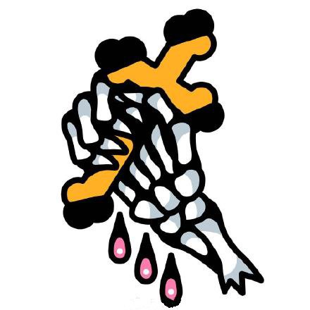 34款oldschool的漂亮彩色小图纹身手稿图片(34/34)