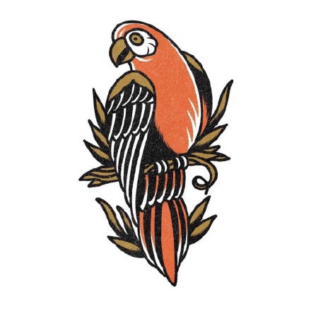 34款oldschool的漂亮彩色小图纹身手稿图片(29/34)