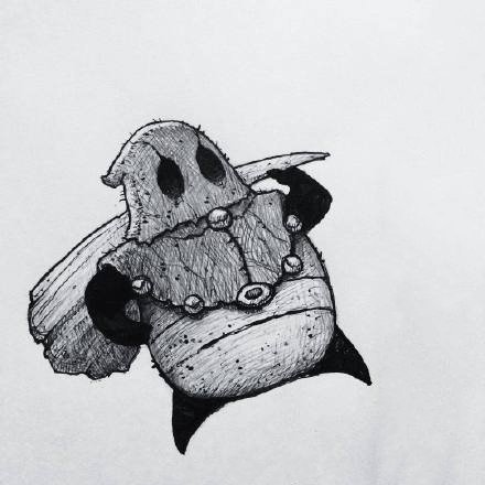 35款个性的黑灰色纹身小图素材图片(32/35)