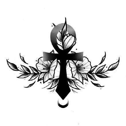 35款个性的黑灰色纹身小图素材图片(21/35)