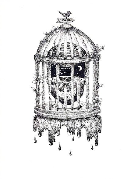 35款个性的黑灰色纹身小图素材图片(16/35)