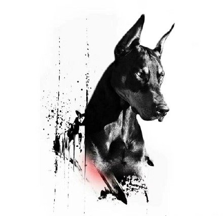 35款个性的黑灰色纹身小图素材图片(11/35)