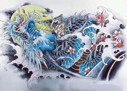 35款大花胸的纹身效果图素材手稿欣赏(32/35)