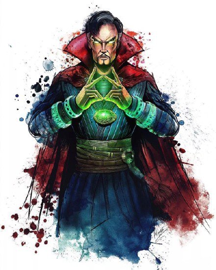 漫威人物的水彩纹身手稿图片欣赏(6/9)