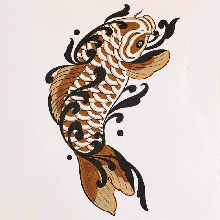 34款日式传统彩色小图纹身素材图片(34/34)