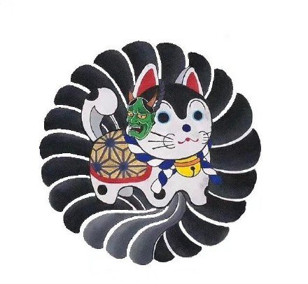 传统的9款祥云小圆图纹身手稿图片(4/9)